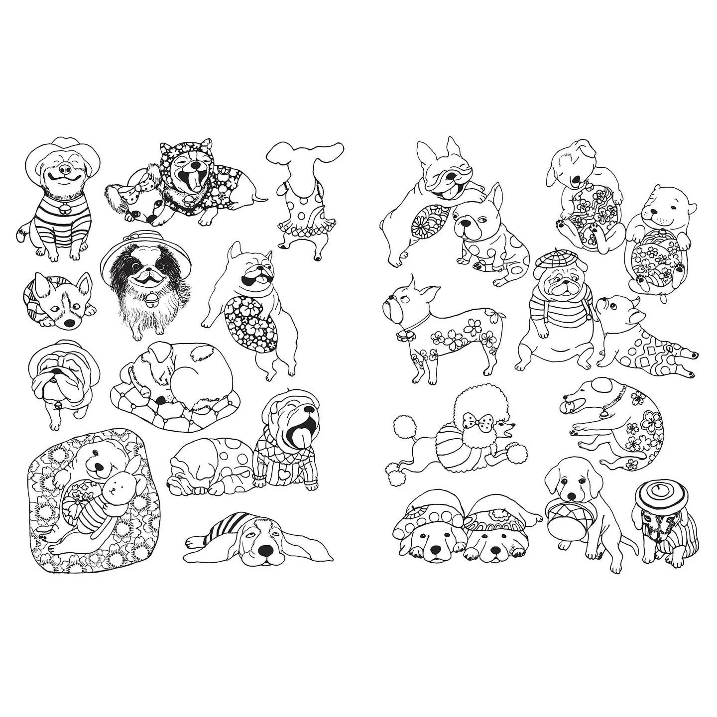 A Million Dogs Coloring Book - Image 3