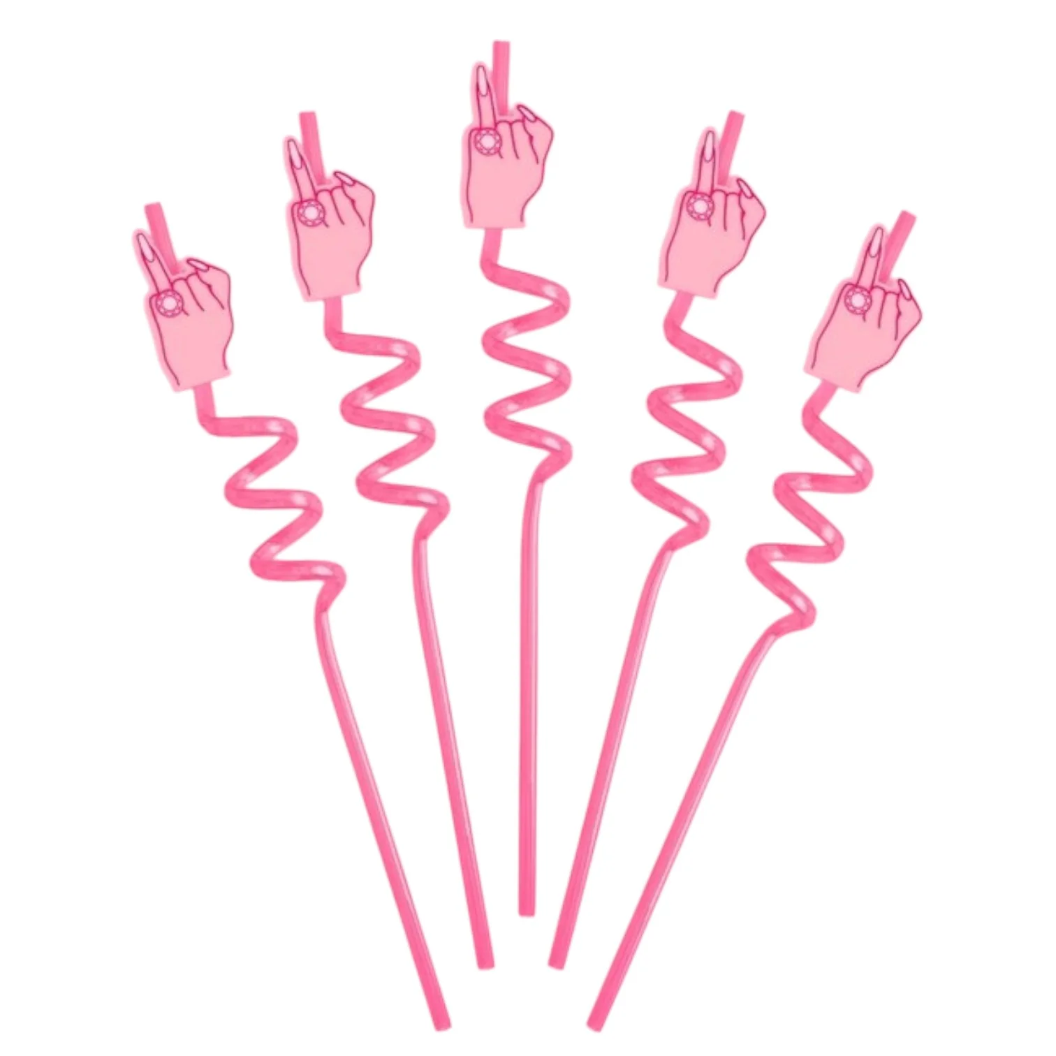 Bling Ring Straws
