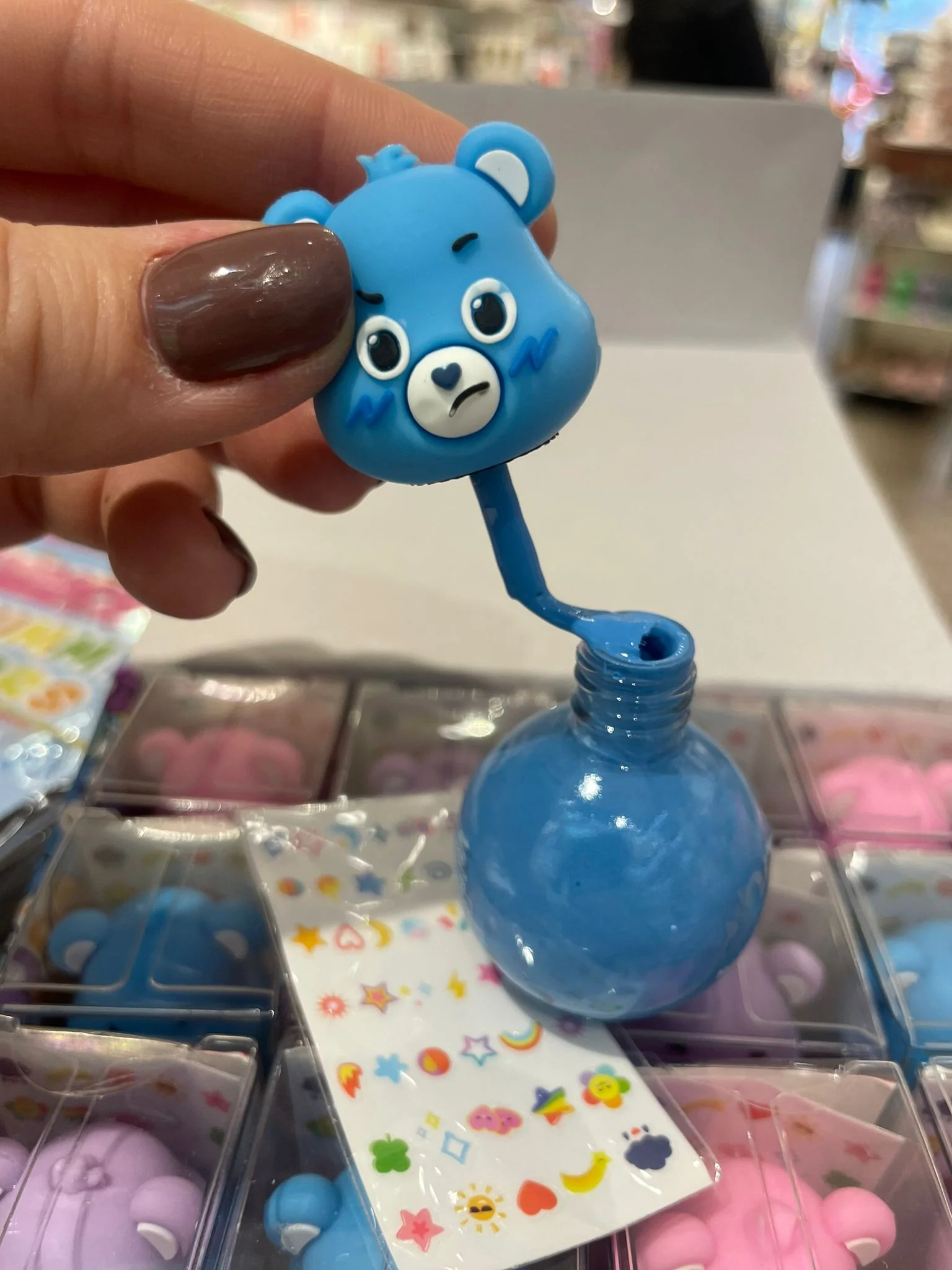Care Bear Nail Polish Blue - Image 3