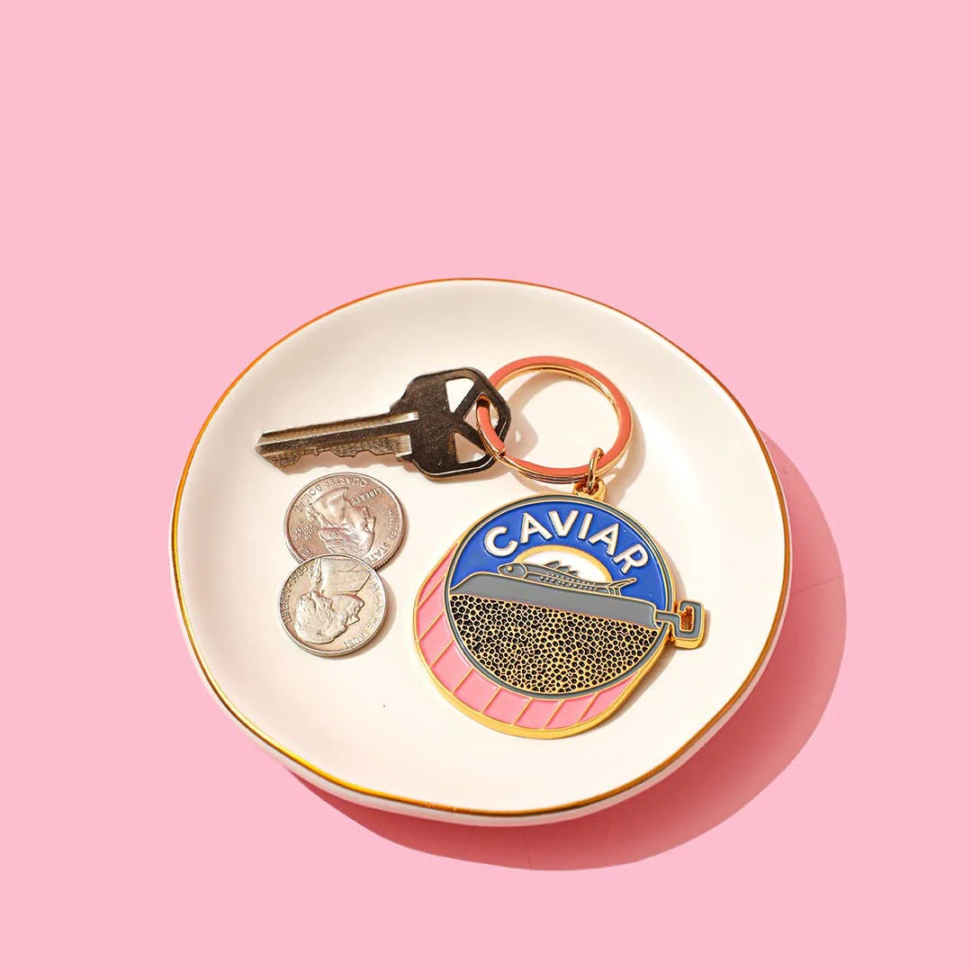 Caviar Enamel Keychain - Image 2