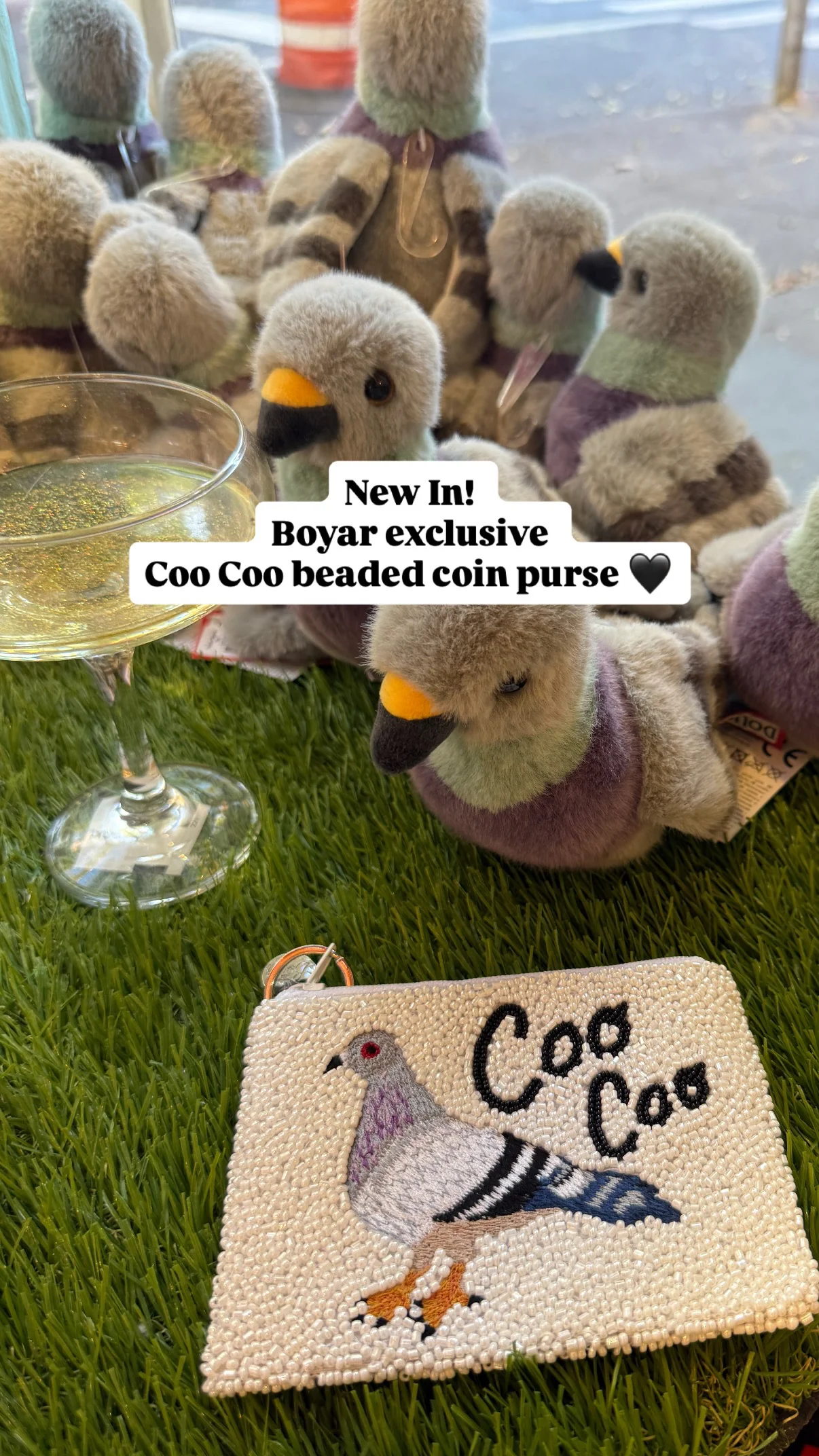 Coo Coo Beaded Coin Purse - Image 2