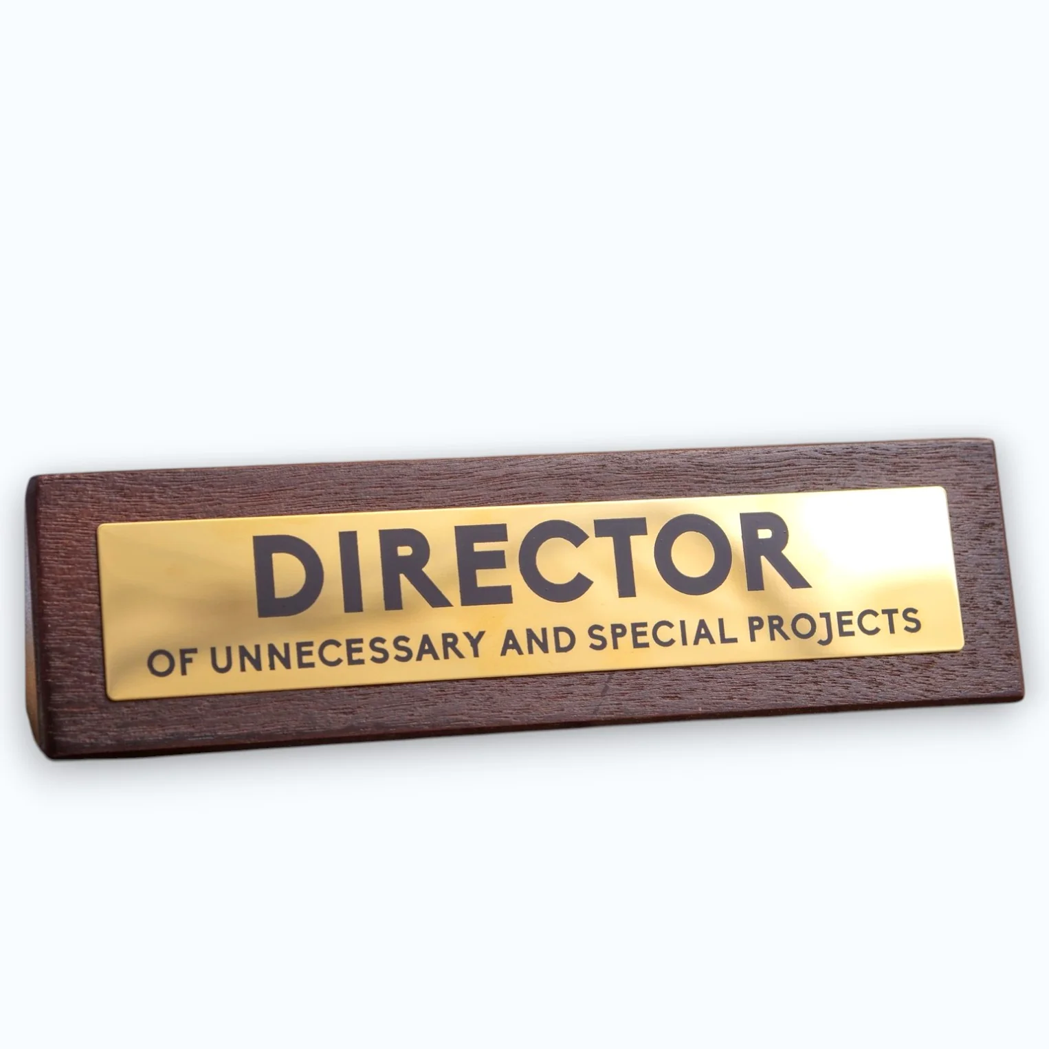 Director Wooden Nameplate