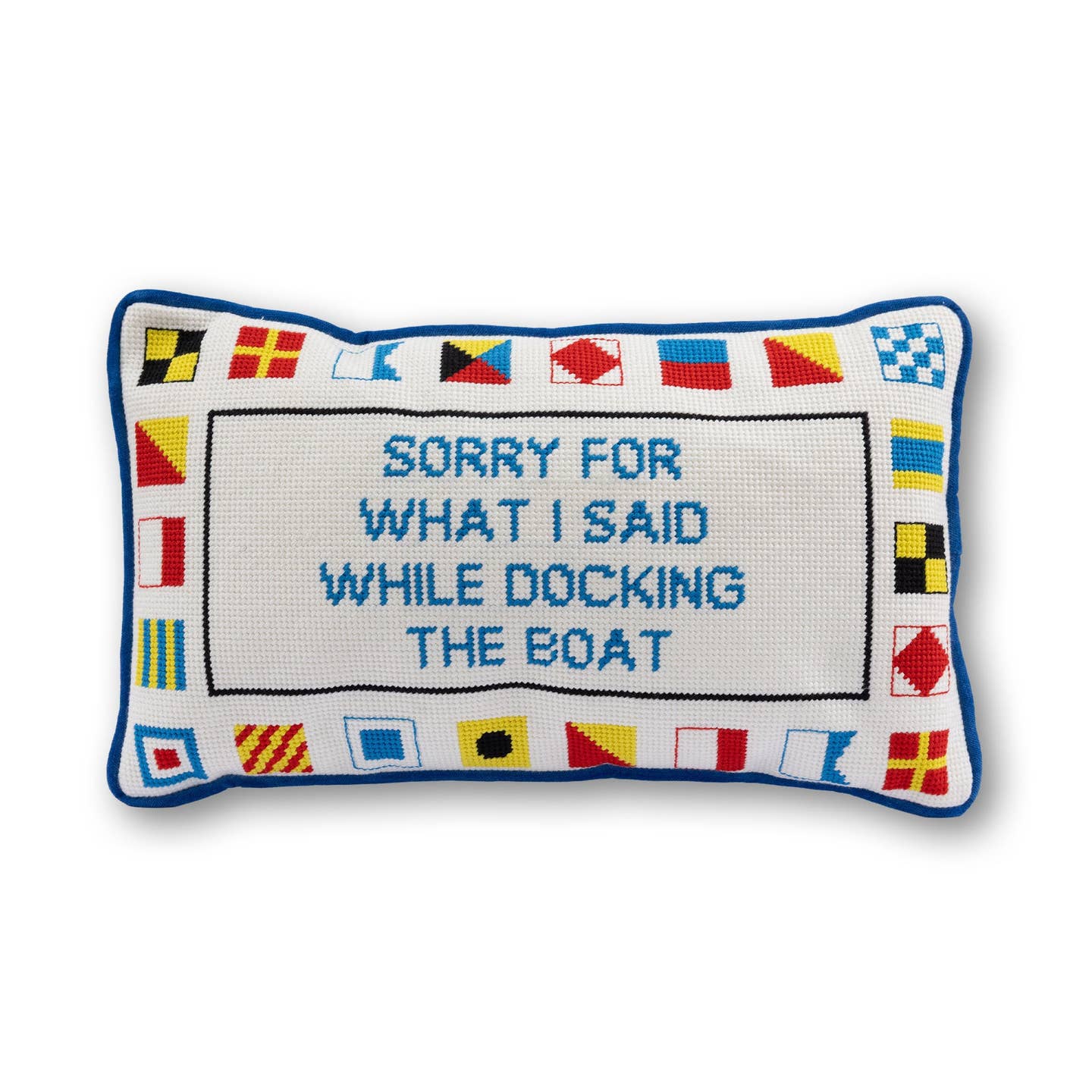 Docking The Boat Pillow