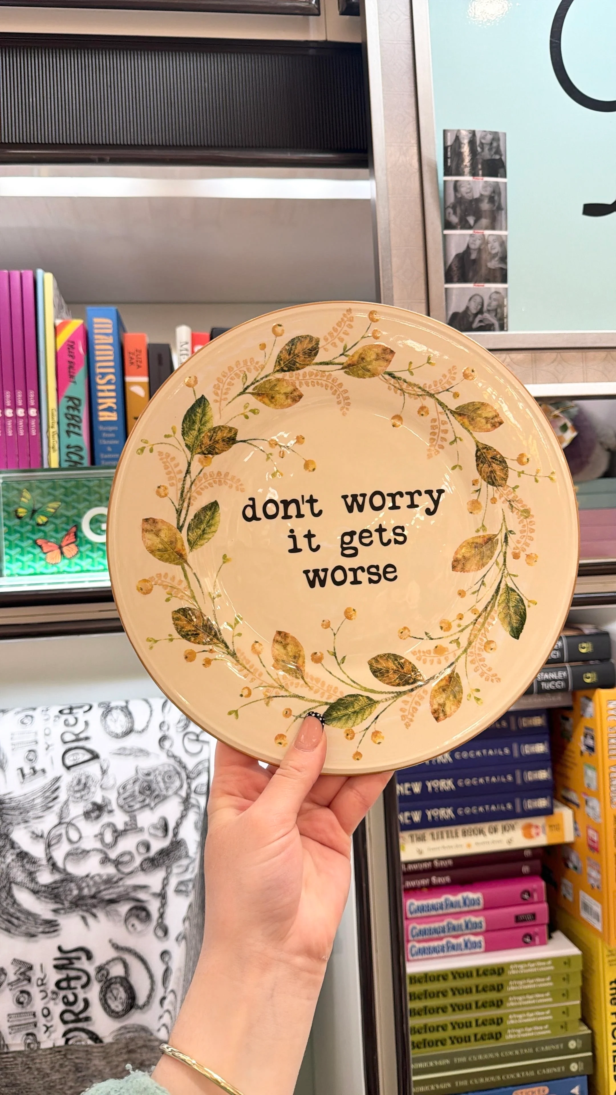 Don't Worry It Gets Worse Plate - Image 2