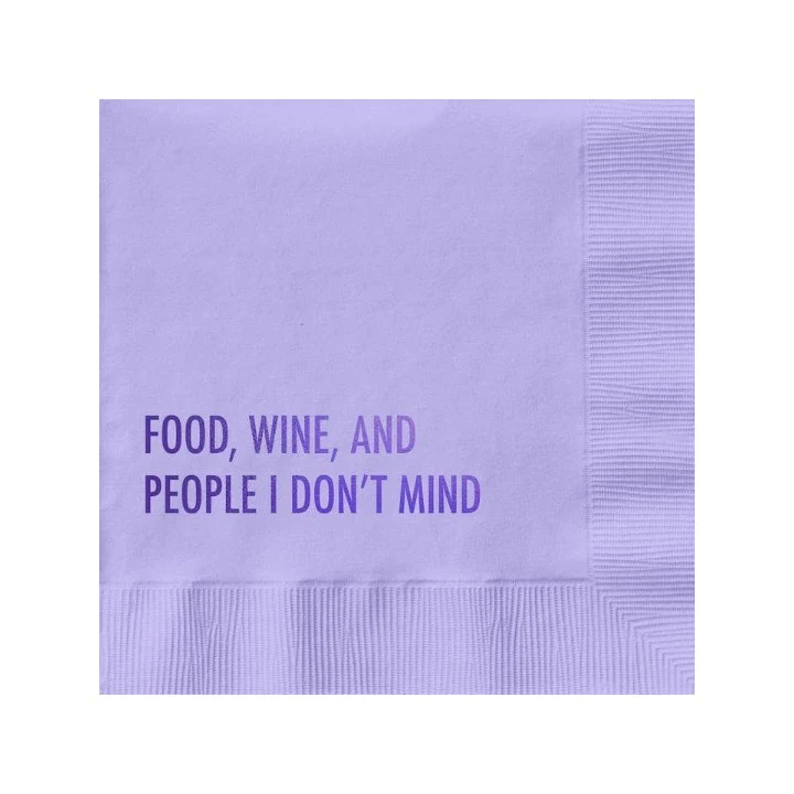 Food Wine Napkins