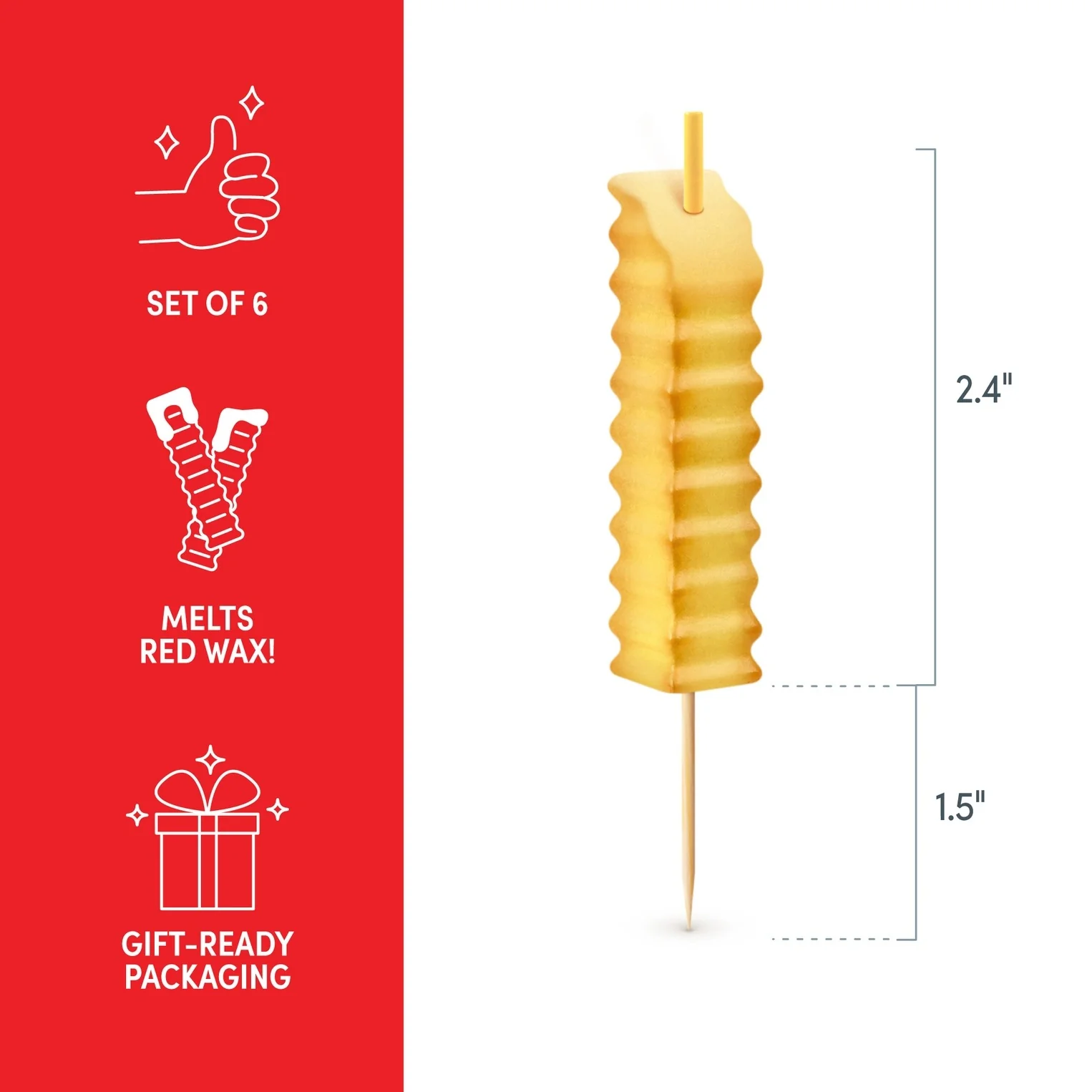 French Fry Birthday Candles - Image 3