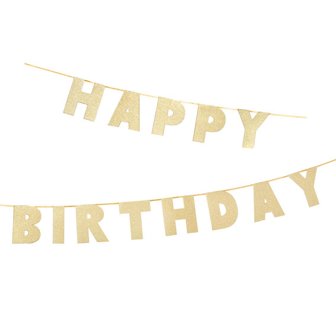 Gold Birthday Garland