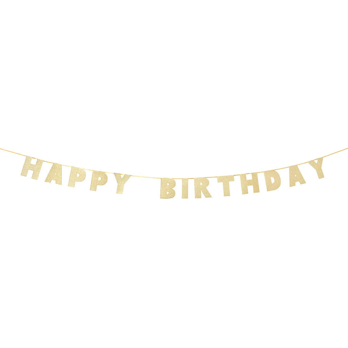 Gold Birthday Garland - Image 2