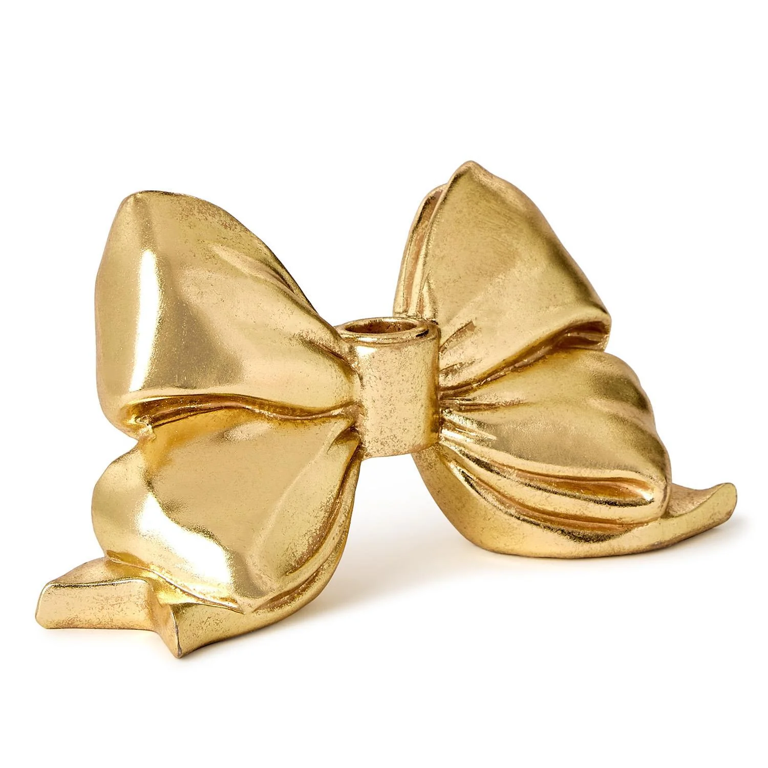 Gold Bow Taper Candle Holder - Image 5