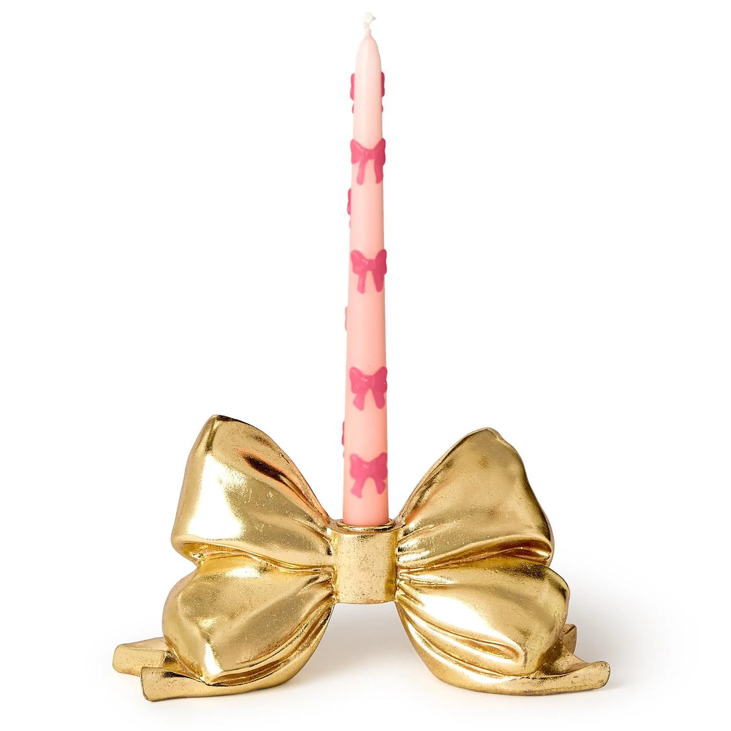Gold Bow Taper Candle Holder - Image 6