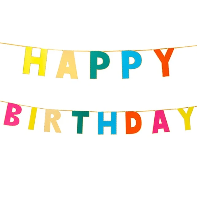 Happy Birthday Garland