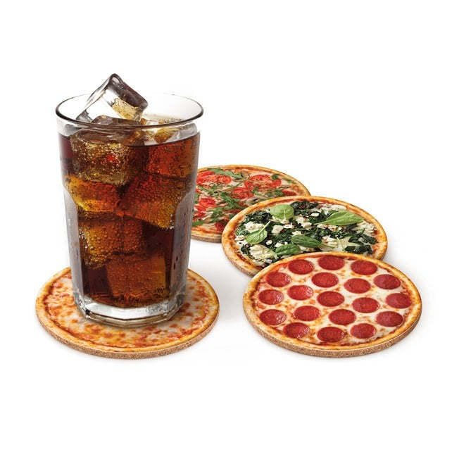 Hot And Fresh Pizza Coasters - Image 2