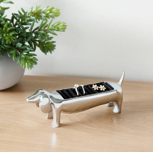 Hot Dog Ring Holder Silver - Image 2