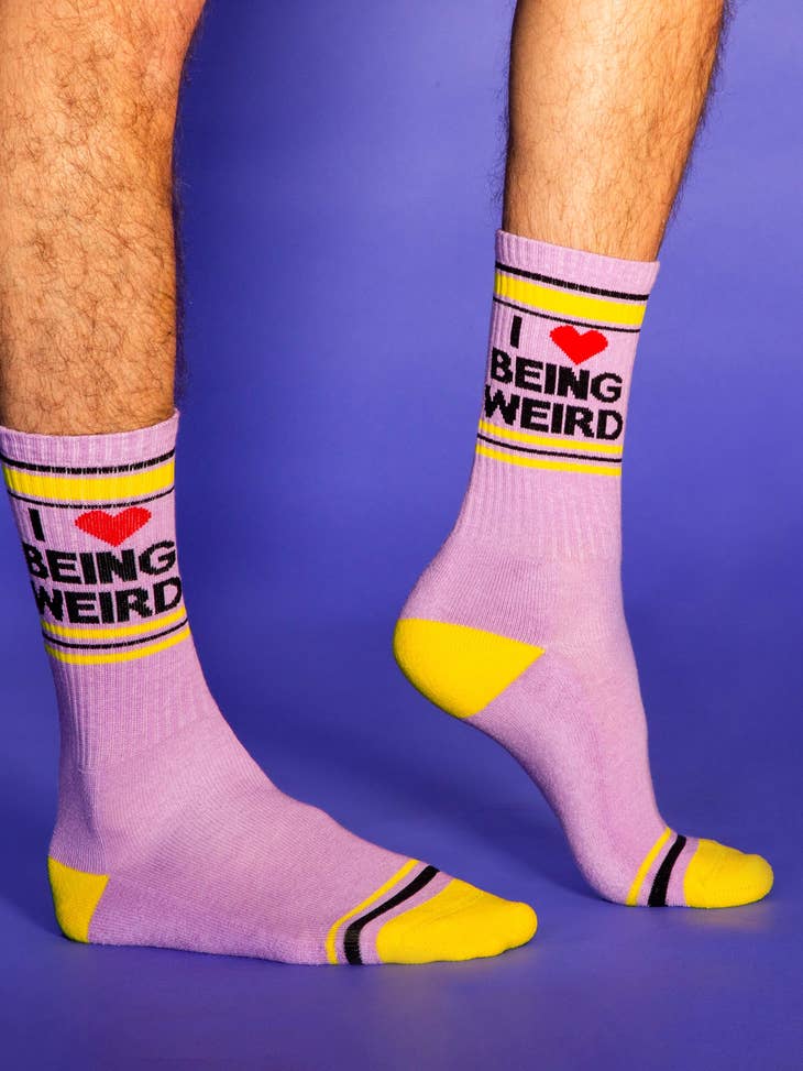 I Love Being Weird Socks - Image 2
