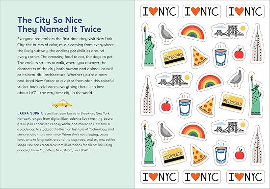 I Love NYC Sticker Book - Image 2