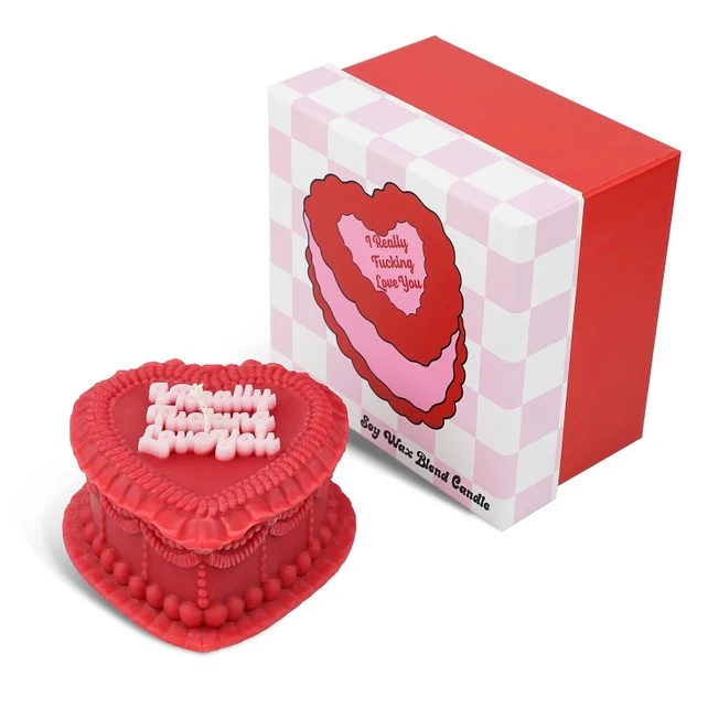 Love You Cake Candle - Image 3