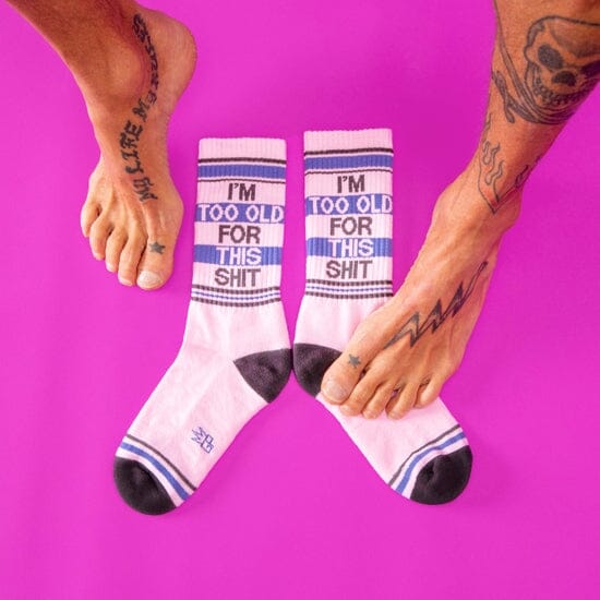 I'm Too Old For This Shit Socks - Image 2