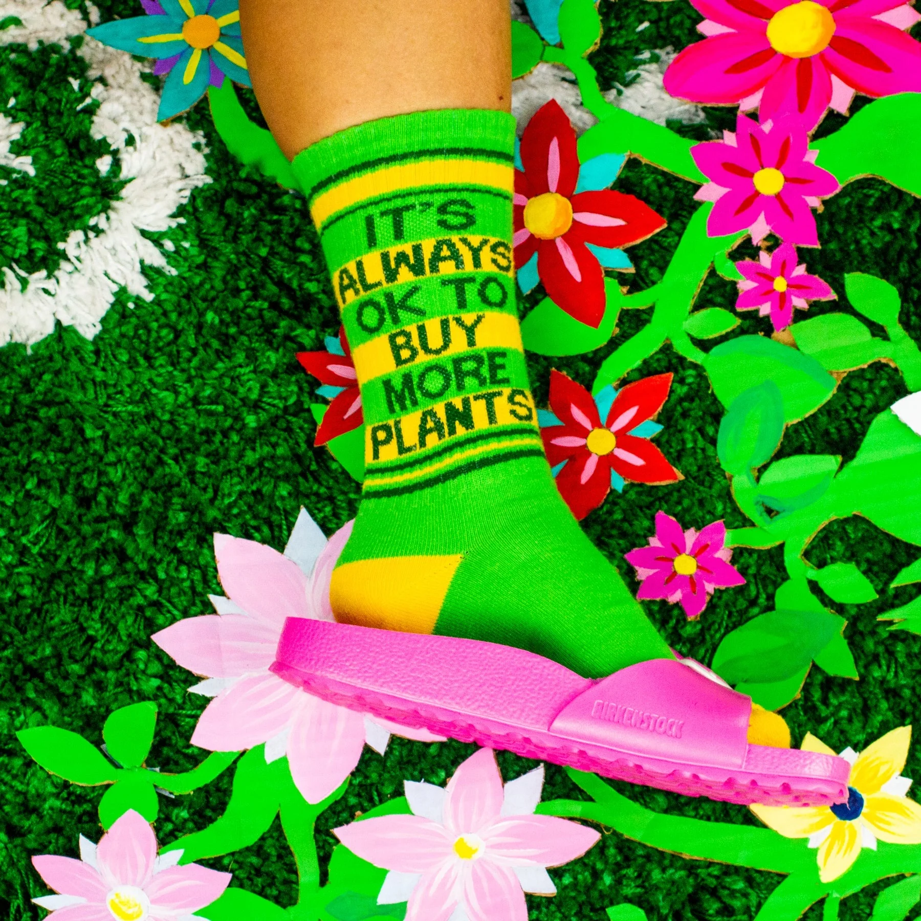 It's Always Okay To Buy More Plants Socks - Image 2