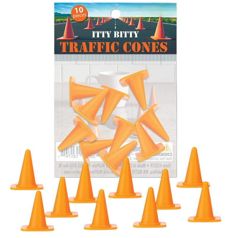 Itty Bitty Traffic Cones