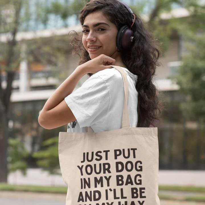 Just Put Your Dog Tote Bag - Image 2