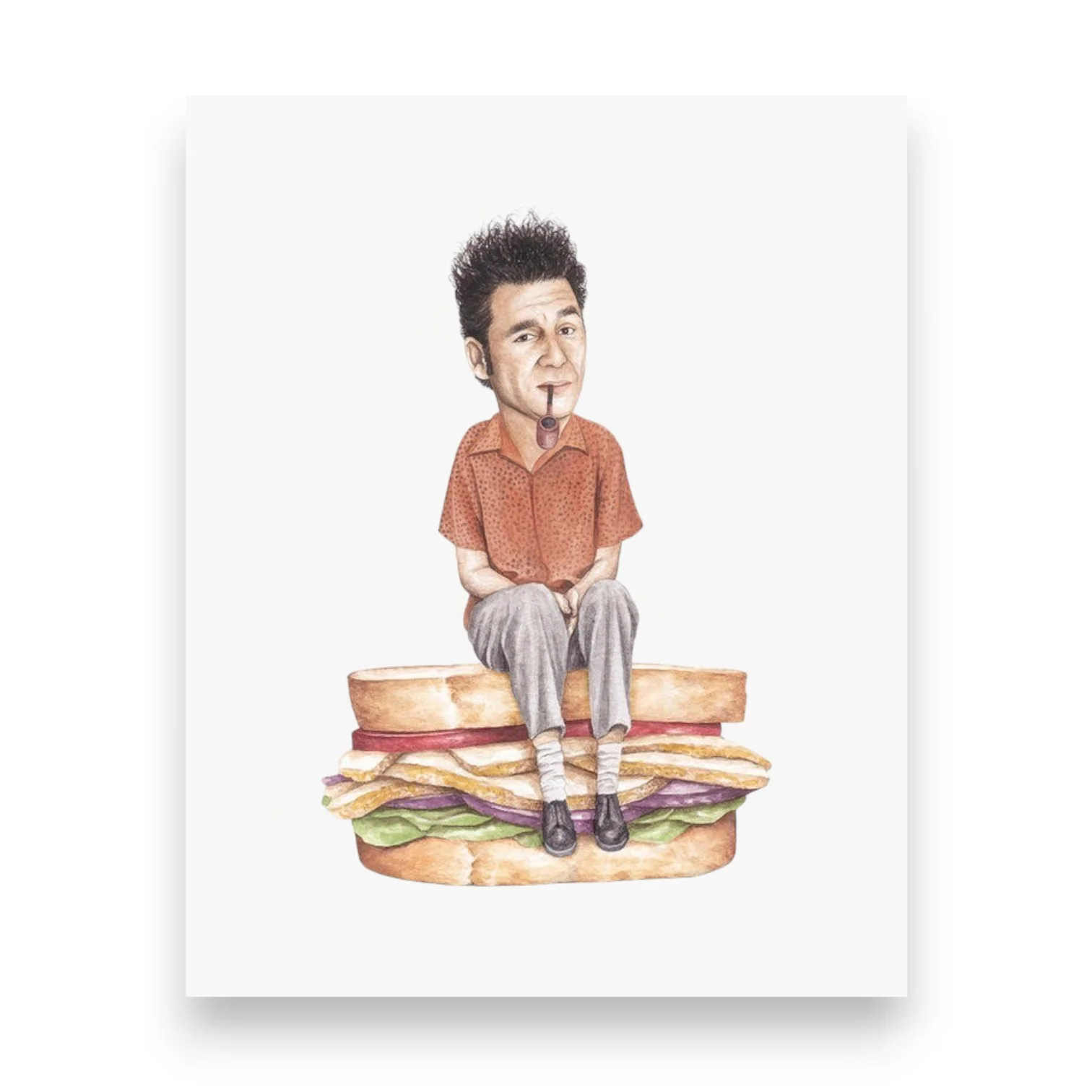 Kramer On Sandwich Print