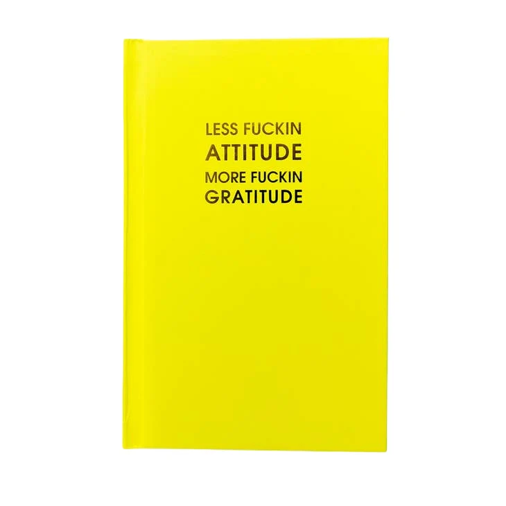 Less Attitude More Gratitude Notebook