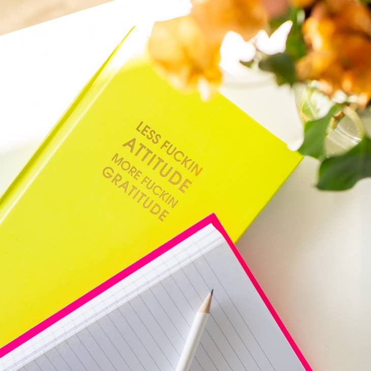 Less Attitude More Gratitude Notebook - Image 2