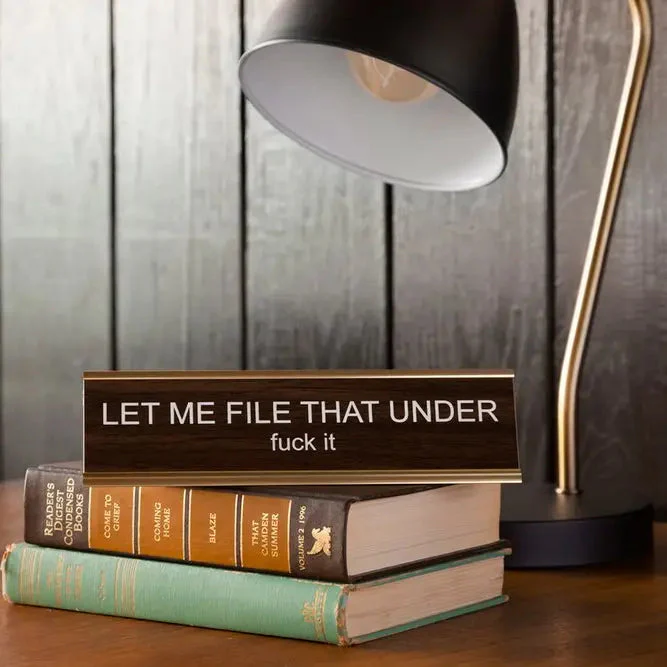 Let Me File That Under Nameplate - Image 2