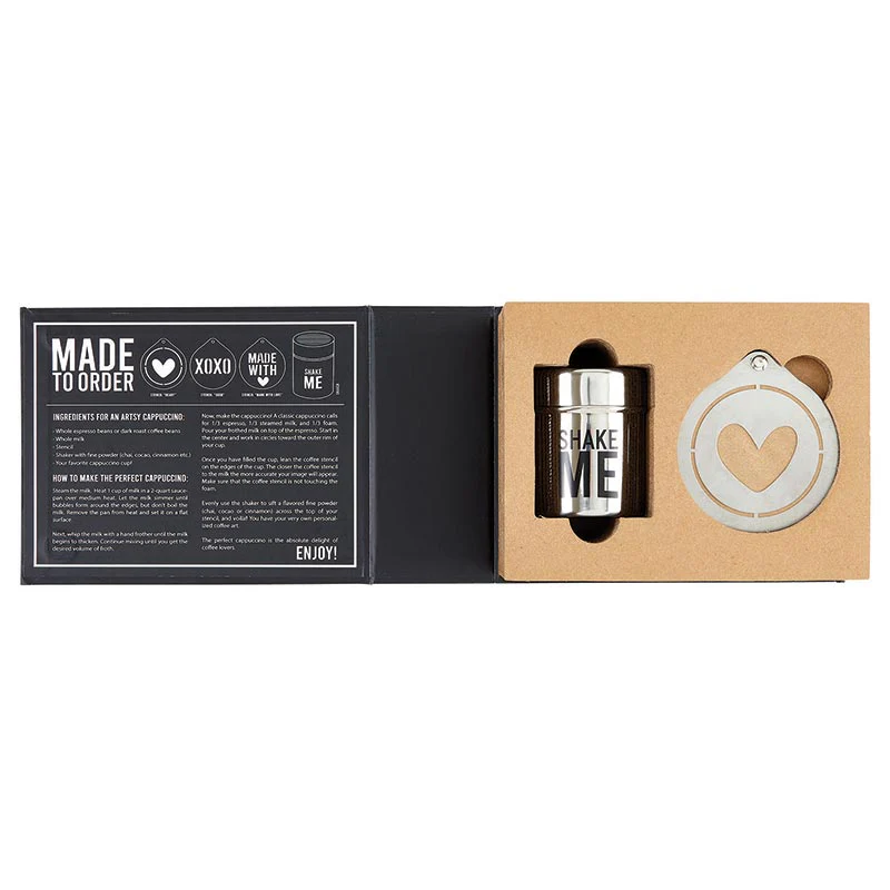 Made To Order Coffee Stencils And Shaker - Image 3