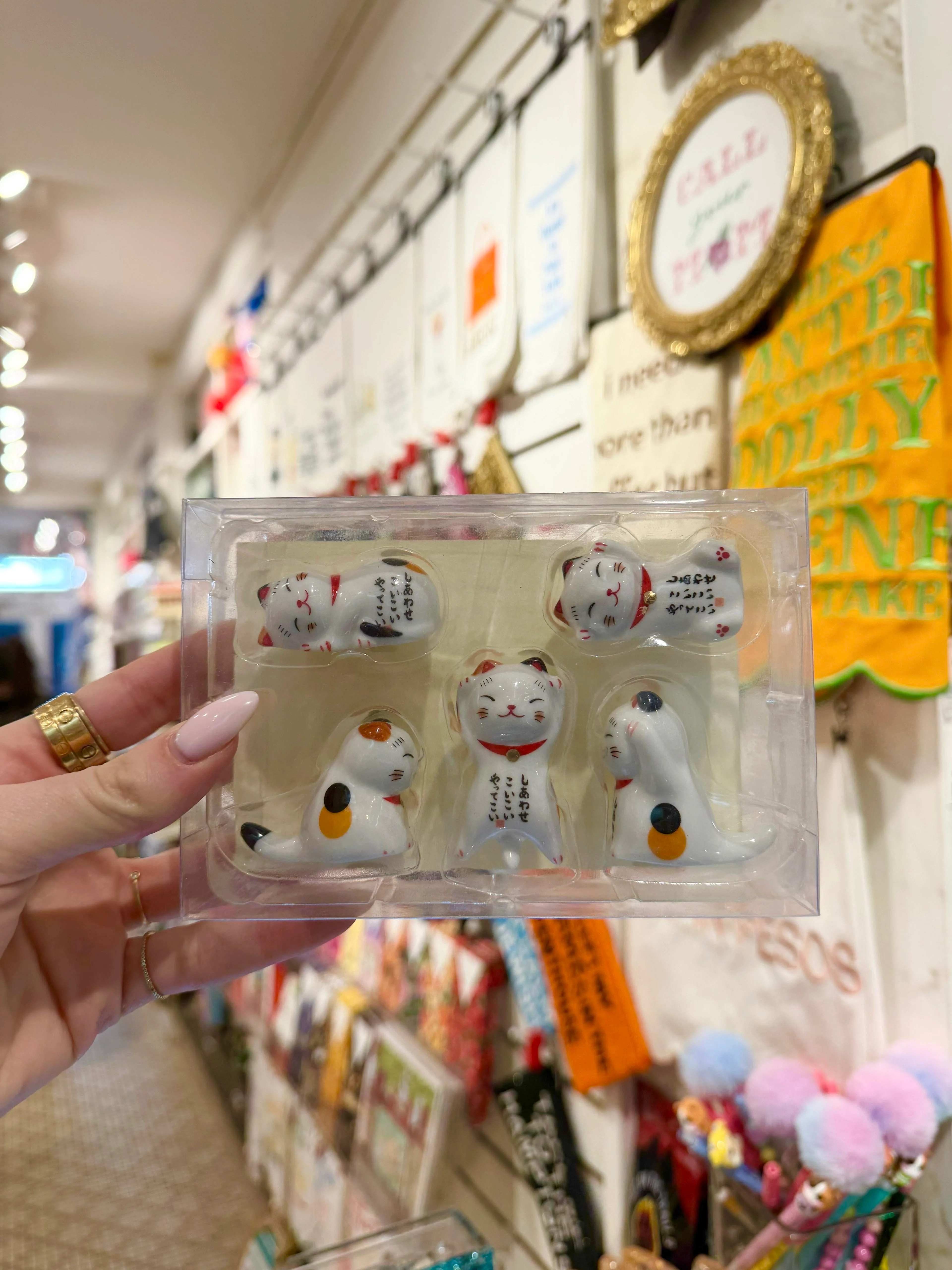 Lucky Cat Chopstick Holders - Image 3