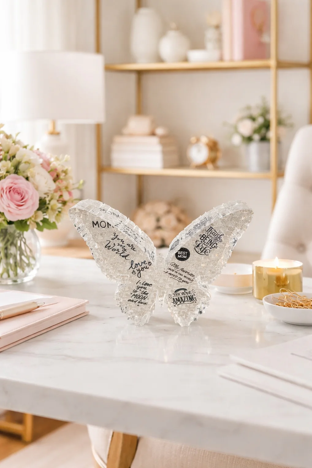 Mom Butterfly Desk Weight - Image 3