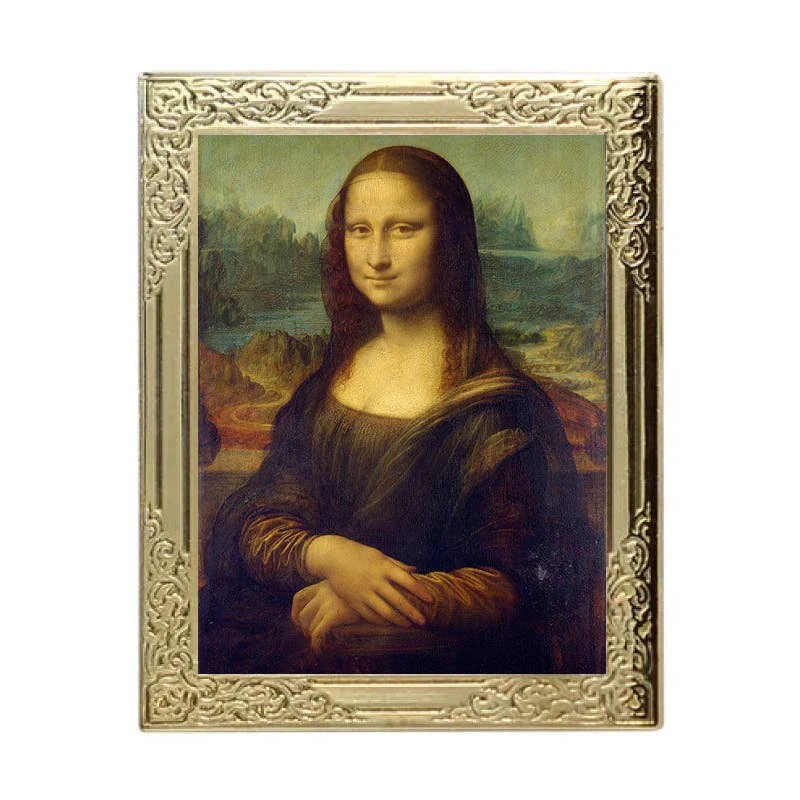 Mona Lisa Art Pin