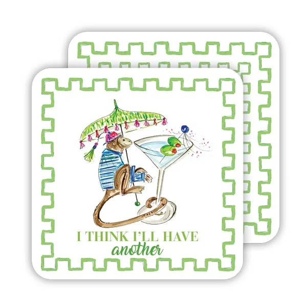 Monkey Martini Coaster Set