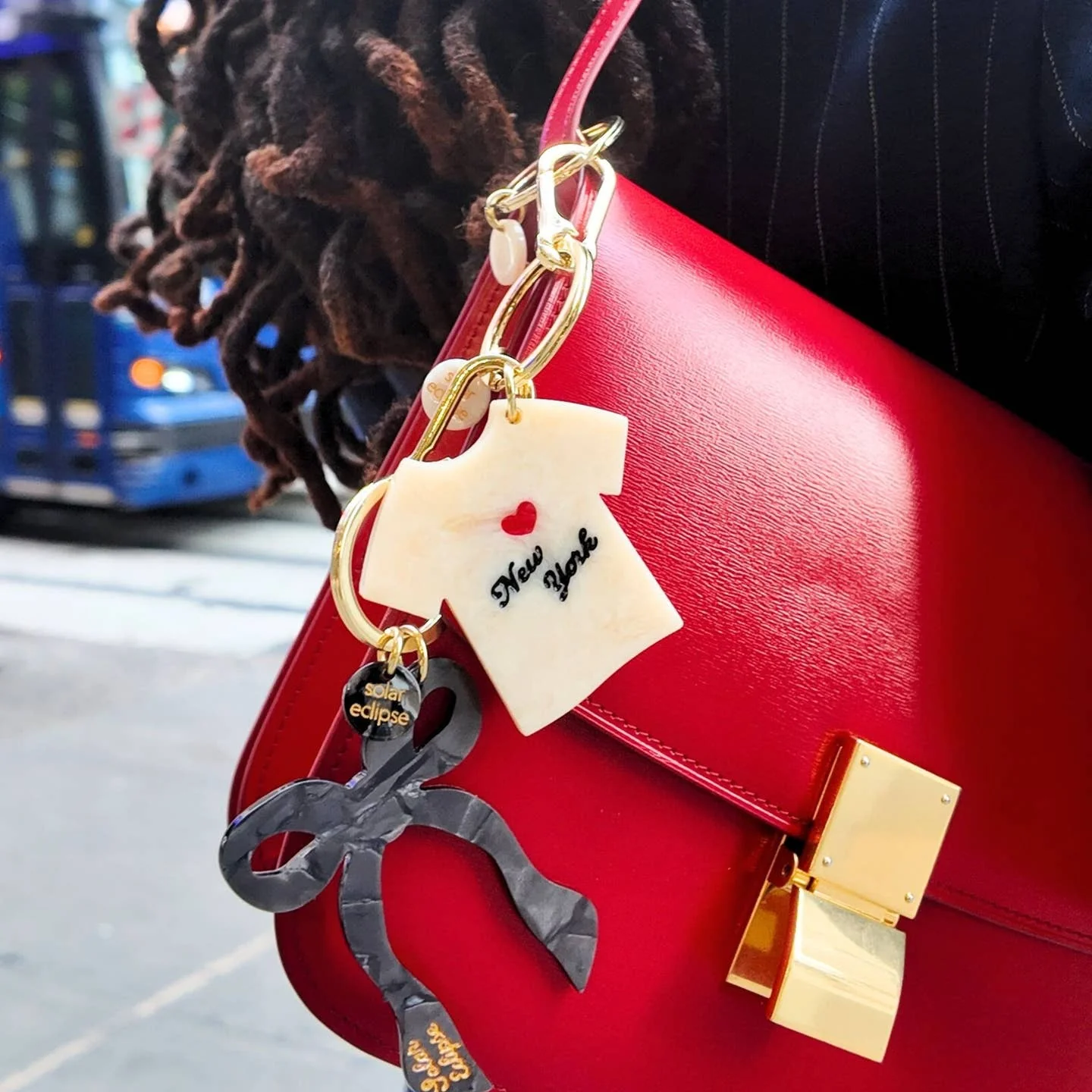 New York Tshirt Bag Charm - Image 2