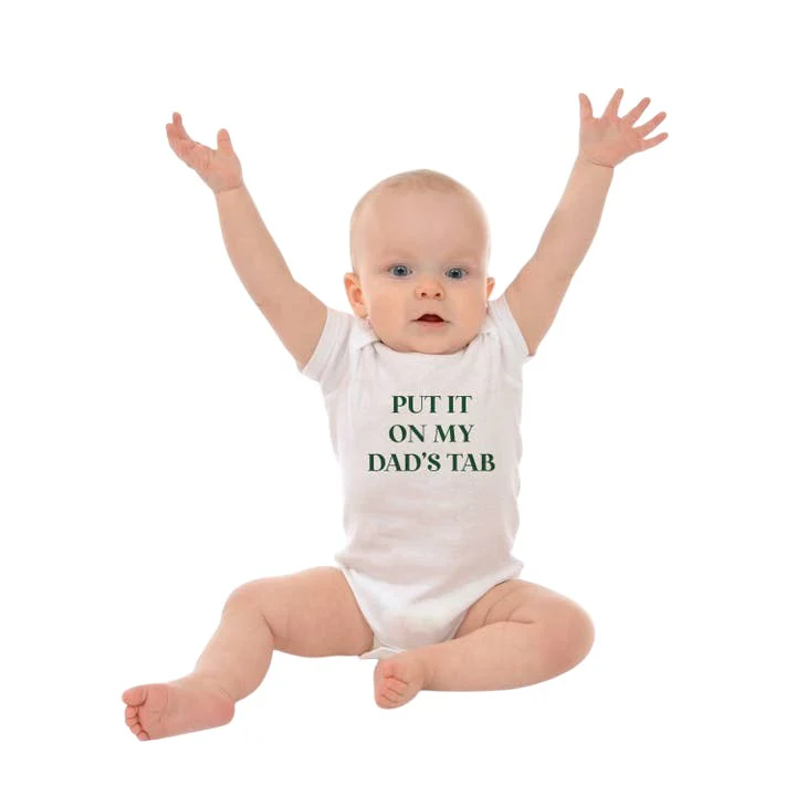 Dad's Tab Onesie - Image 2