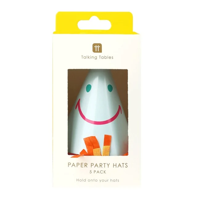 Paper Party Hats Smiley Face - Image 2