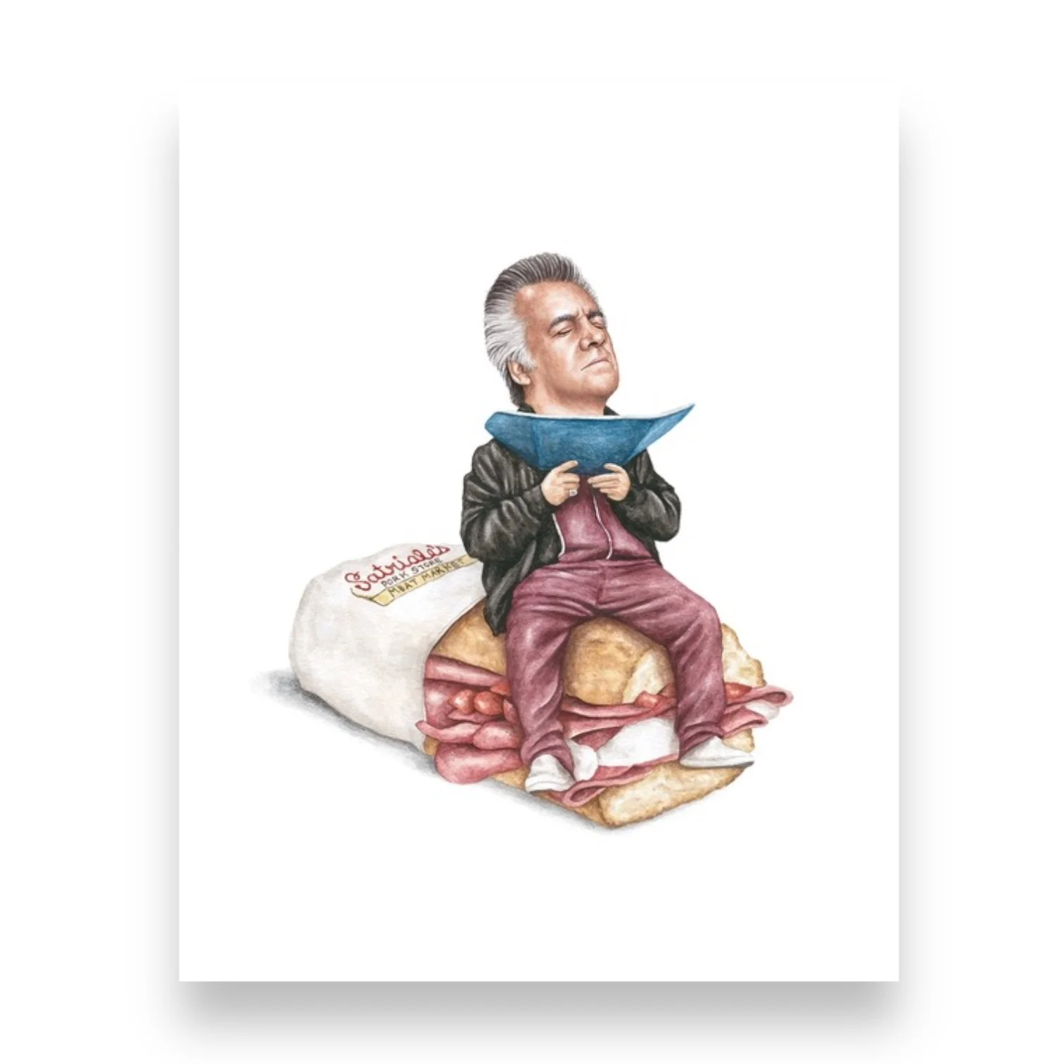 Paulie Walnuts On Sandwich Print