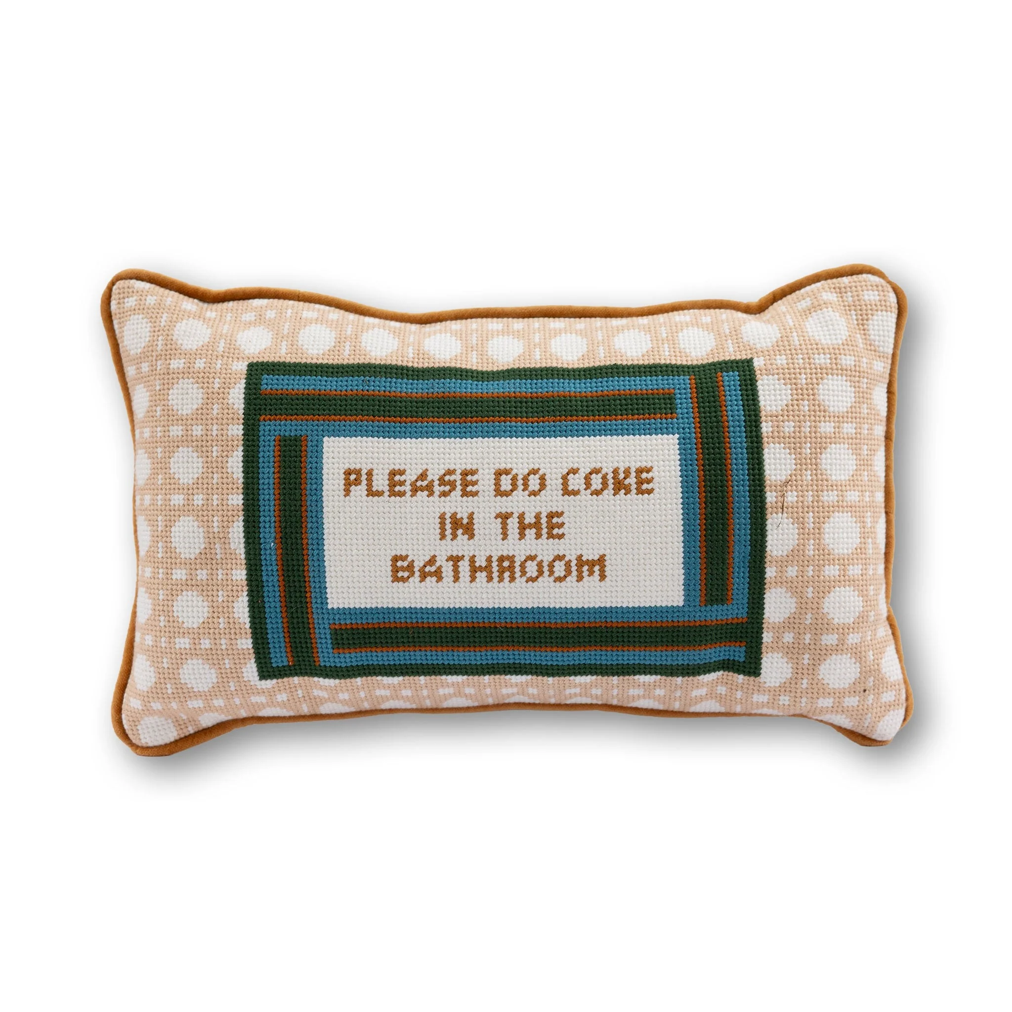 Please Do Coke In The Bathroom Pillow