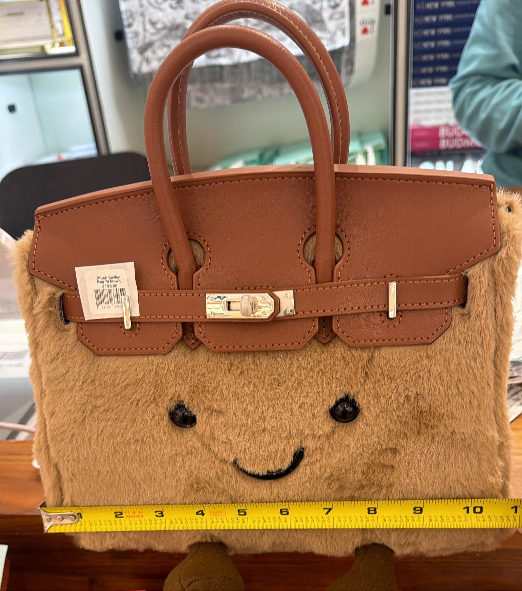 Plush Smiley Bag - Image 4