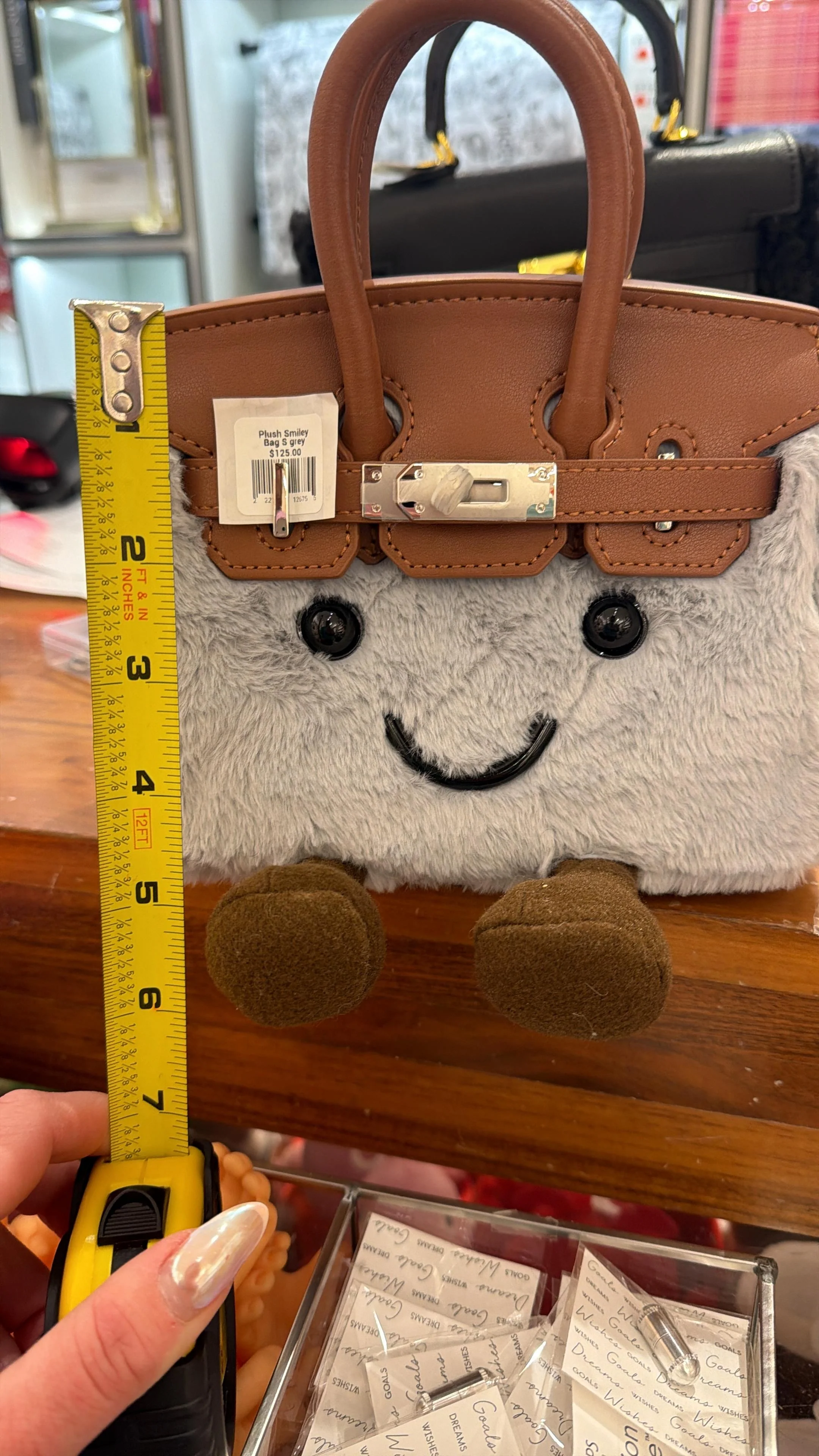 Plush Smiley Bag Mini - Image 5