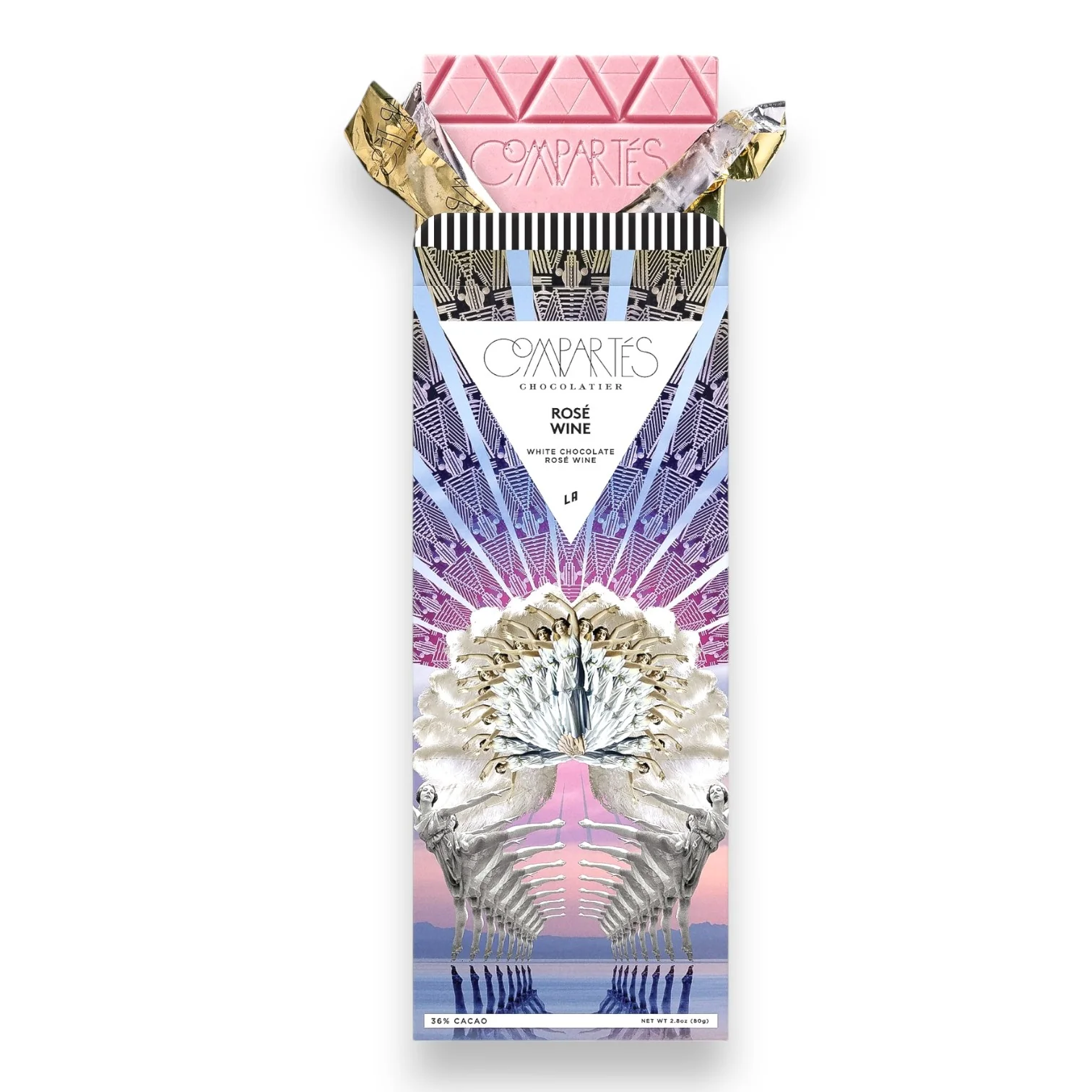Rose Wine White Chocolate Bar