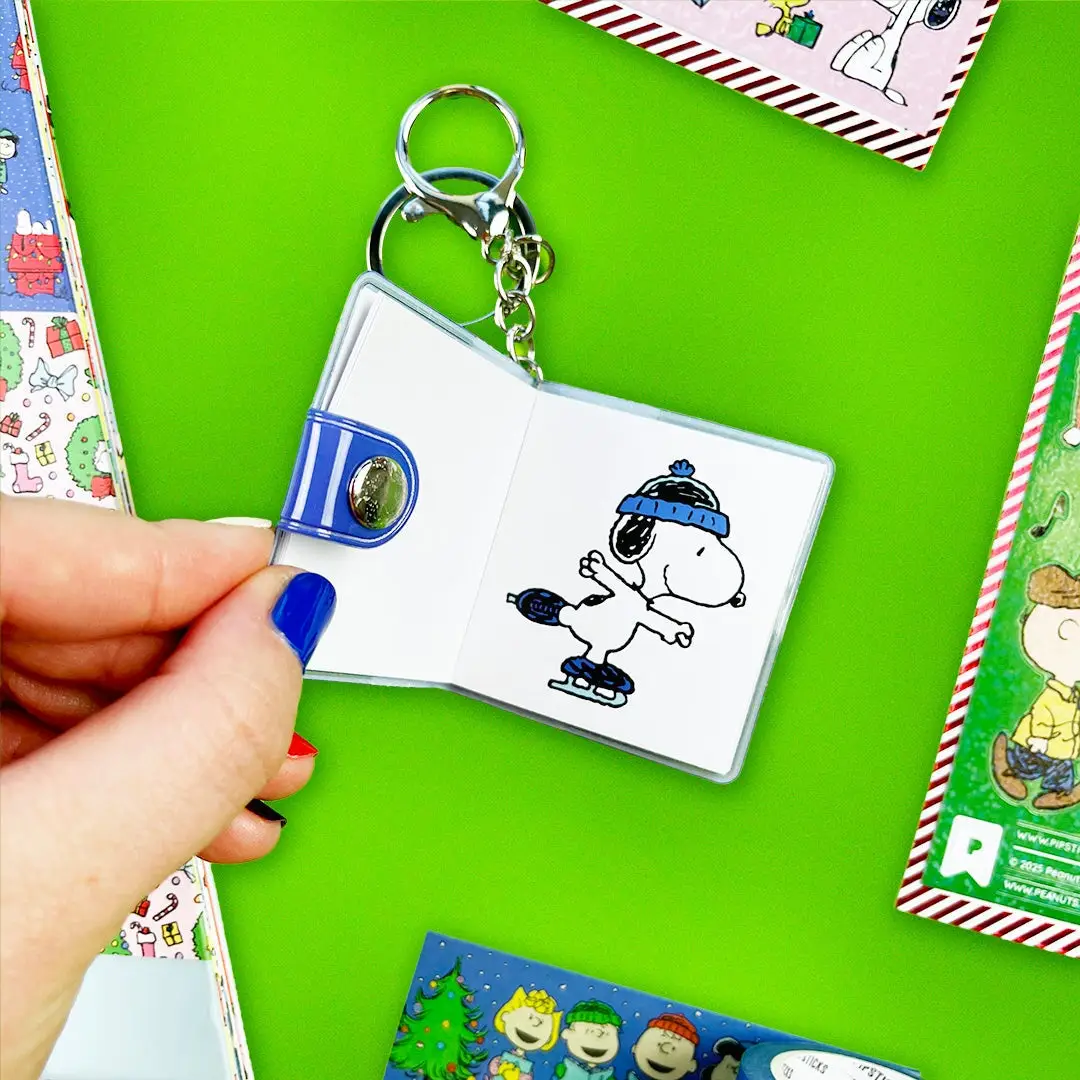 Snoopy Sticker Book Keychain - Image 2
