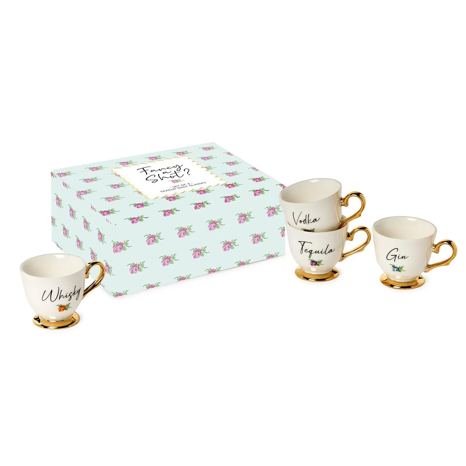 Tea Cup Set Of Shot Glasses - Image 2