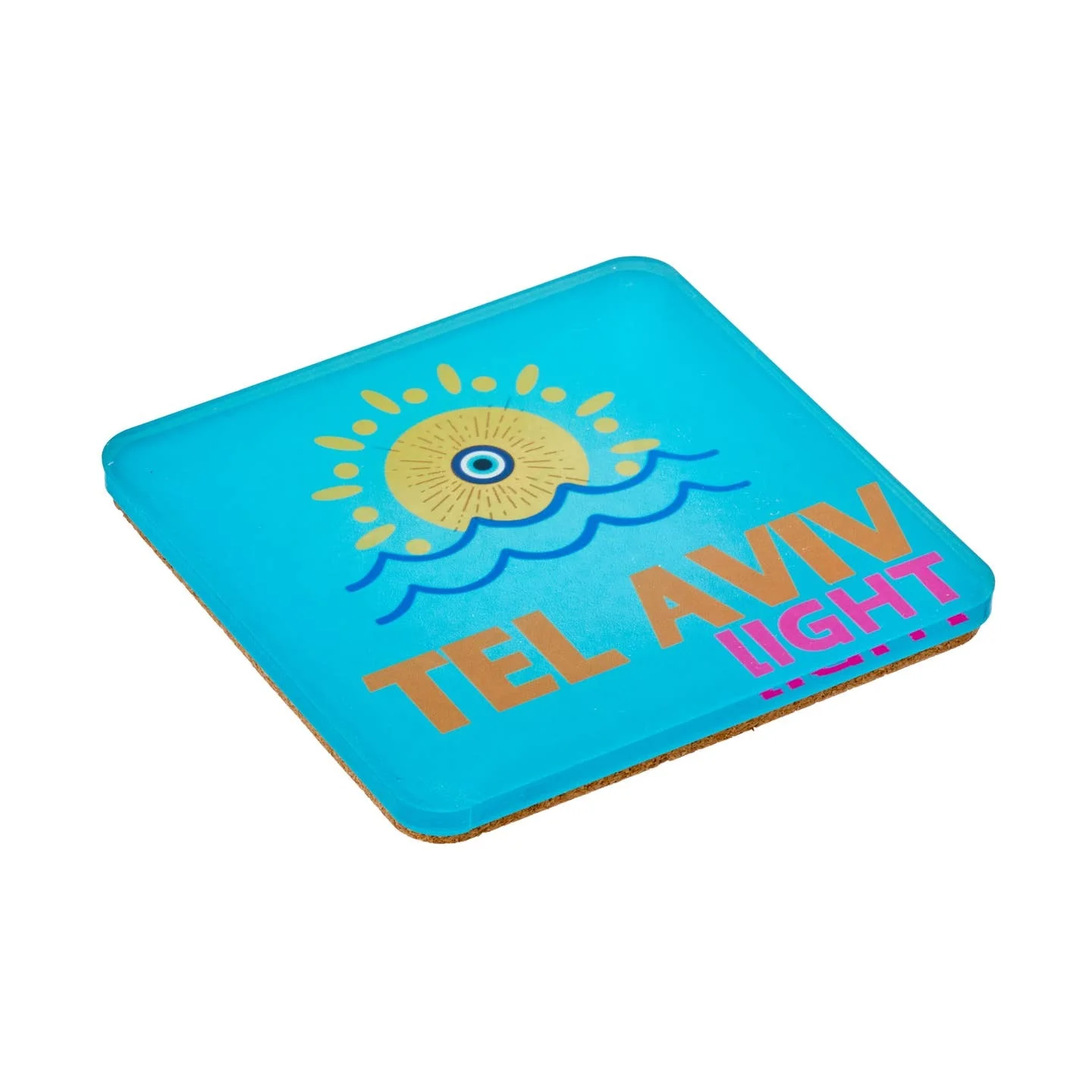 Tel Aviv Lucite Coaster - Image 2