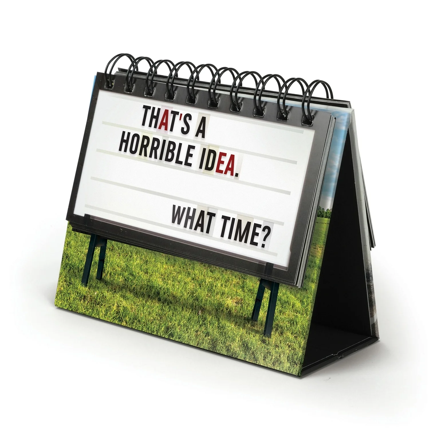 The Daily Marquee Desk Sign