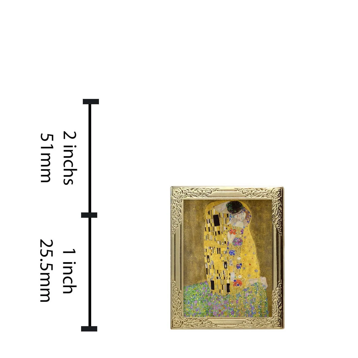 The Kiss Art Pin - Image 2
