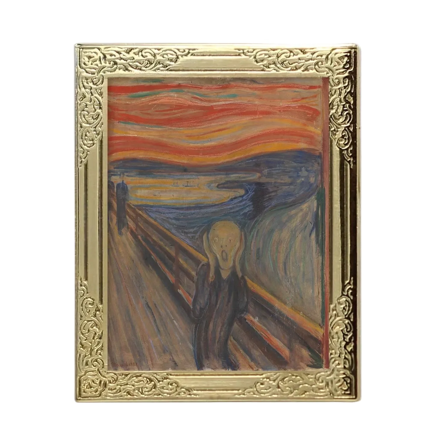 The Scream Art Pin