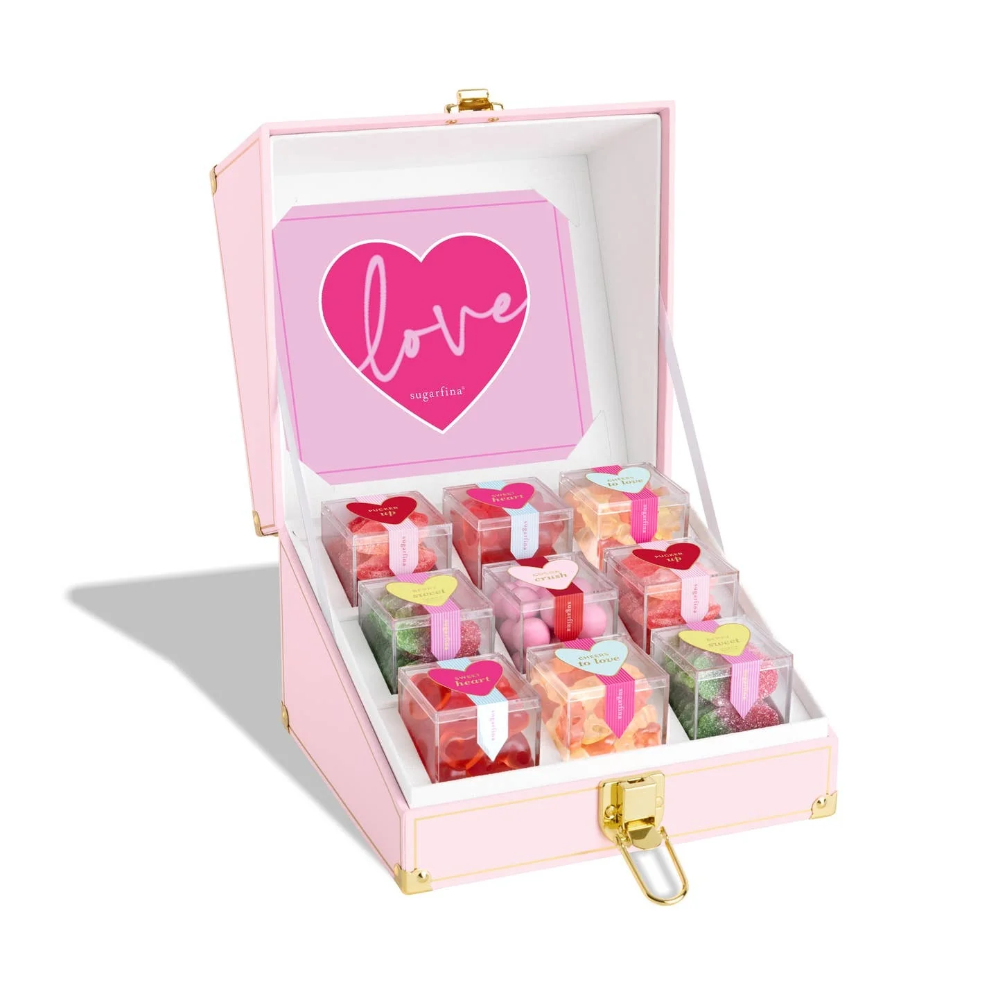 I Love You Pink Trunk