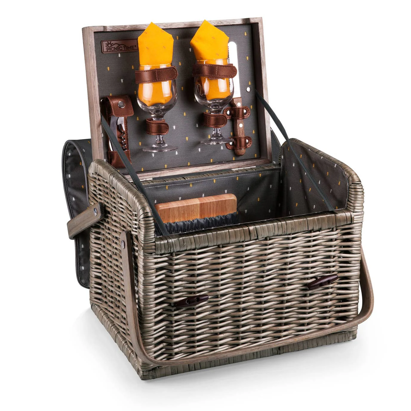 Wine And Cheese Picnic Basket