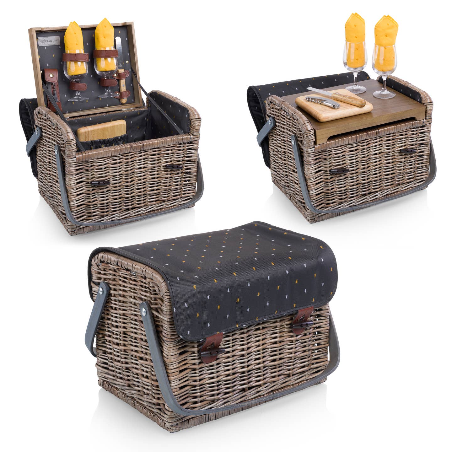 Wine And Cheese Picnic Basket - Image 2